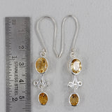Ethiopian Opal Silver Earrings