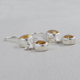 Ethiopian Opal Silver Earrings