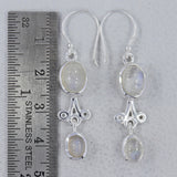 Ethiopian Opal Silver Earrings