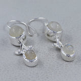Ethiopian Opal Silver Earrings