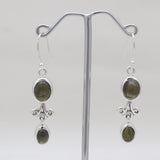 Ethiopian Opal Silver Earrings