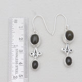 Ethiopian Opal Silver Earrings