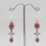 Ethiopian Opal Silver Earrings