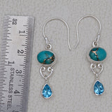 925 Starling Silver Dendritic Opal Earring