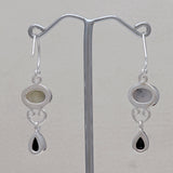 925 Starling Silver Dendritic Opal Earring