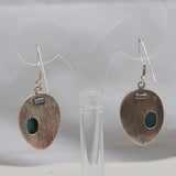 Tibetan Turquoise Silver Earrings