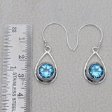 925 Starling Silver Crystal Earring