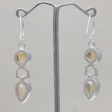 925 Starling Silver Citrine Earring