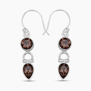 925 Sterling Silver Citrine Earrings