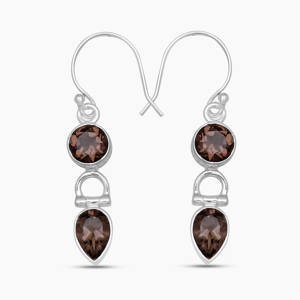 925 Sterling Silver Citrine Earrings