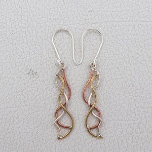 Plain 925 Sterling Silver Earrings