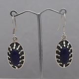 Lapis Lazuli Silver Earrings