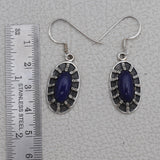 Lapis Lazuli Silver Earrings