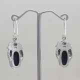 925 Silver Howlite Earring