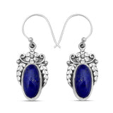 925 Silver Howlite Earring