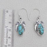 925 Silver Howlite Earring