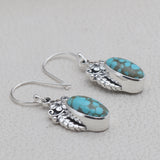 925 Silver Howlite Earring