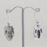 925 Silver Howlite Earring