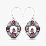 925 Sterling Silver Blue Topaz Earrings