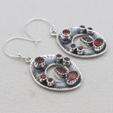 925 Sterling Silver Blue Topaz Earrings