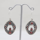 925 Sterling Silver Blue Topaz Earrings
