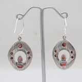 925 Sterling Silver Blue Topaz Earrings