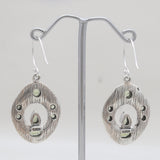925 Sterling Silver Blue Topaz Earrings