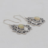 925 Sterling Silver Ethiopian Opal Earrings
