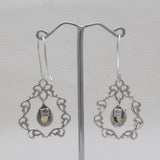 925 Sterling Silver Ethiopian Opal Earrings