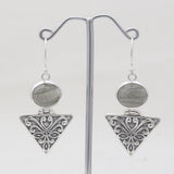 Larimar Silver Earrings