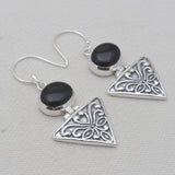 Larimar Silver Earrings