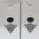 Larimar Silver Earrings