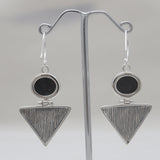 Larimar Silver Earrings