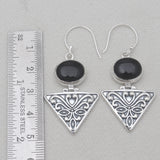 Larimar Silver Earrings