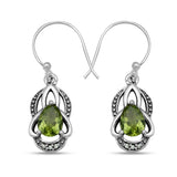 925 Starling Silver Peridot Earring