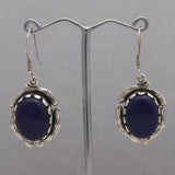 Lapis Lazuli Silver Earrings