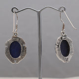 Lapis Lazuli Silver Earrings