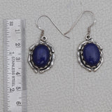 Lapis Lazuli Silver Earrings