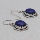 Lapis Lazuli Silver Earrings