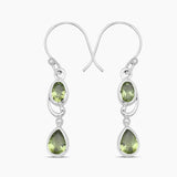 925 Sterling Silver Peridot Earrings