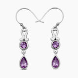 Mystic Quartz Silver Earrings