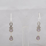 Mystic Quartz Silver Earrings