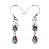 Mystic Quartz Silver Earrings