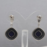 Lapis Lazuli Silver Earrings