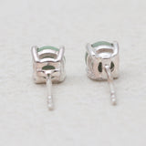 Crystal Silver Studs Earrings