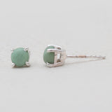 Crystal Silver Studs Earrings