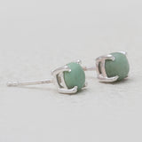 Crystal Silver Studs Earrings