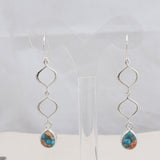 Larimar Silver Earring