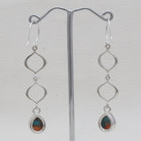 Turquoise Spiny Oyster Silver Earrings