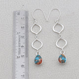 Larimar Silver Earring